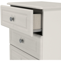 Crowndale Pembroke 4 Drawer Grey Ash Midi Chest of Drawers Ready Assembled - Wilko - thumbnail 7