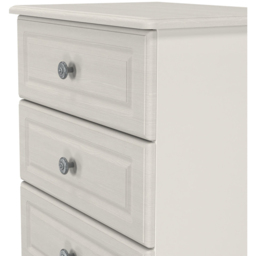 Crowndale Pembroke 4 Drawer Grey Ash Midi Chest of Drawers Ready Assembled - Wilko - thumbnail 6