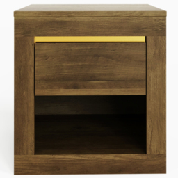 GFW Astley Single Drawer Knotty Oak Lamp Table - Size: 44 x 42 x 38cm - Brown - Wilko - thumbnail 5