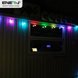 ENER-J Solar 2 Way RGB and WW LED Filament String Lights with 10 Lamps 10m - Size: 30 x 20 x 10cm - Multi - Wilko - thumbnail 4