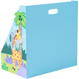 Teamson Kids Fantasy Fields 3 Shelf Sunny Safari Toddler Bookshelf - Size: 47.6 x 29.5 x 47.0cm - Blue - Wilko - thumbnail 4