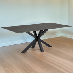 Florence Heaven Ceramic 8 Seater Dining Table Black - Furniture To Go - Wilko - thumbnail 1
