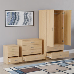 VIDA DESIGNS Riano Pine 3 Piece Bedroom Furniture Set - Wilko - thumbnail 5