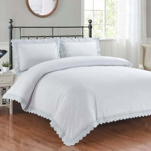 Serene Elise King Size Duvet Cover Set - Green - Wilko - image 1