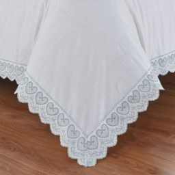 Serene Elise King Size Duvet Cover Set - Green - Wilko - thumbnail 4