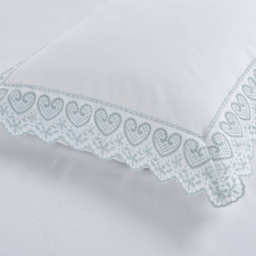 Serene Elise King Size Duvet Cover Set - Green - Wilko - thumbnail 3