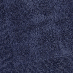 Allure Bath Fashions Elegance Navy Reversible Pedestal Mat 53 x 55cm - Blue - Wilko - thumbnail 4