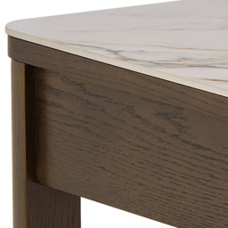 Florence Southampton Single Drawer Single Shelf Cream Ceramic Coffee Table - Size: 45 x 130 x 70cm - Multi - Furniture To Go - Wilko - thumbnail 6