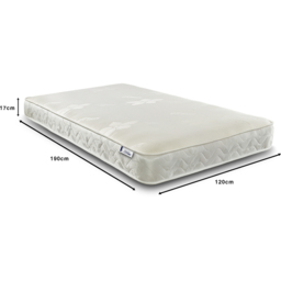 Extreme Comfort Stress Free Essentials Small Double Hybrid Memory Foam Pinna Coil Mattress - White - eXtreme comfort ltd - Wilko - thumbnail 6