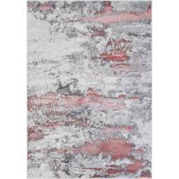 Desire Rugs Onyx Pink Living Room Abstract Area Rug 200 x 290cm - Wilko