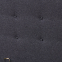 Indoor Living The Oslo King Size Charcoal Linen Gas Lift Ottoman Bed Frame with Tufted Headboard - Grey - Wilko - thumbnail 7