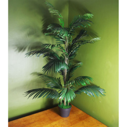 Botanik Areca Palm Artificial Tree in Pot 5ft - Size: 140 x 80 x 80cm - Green - Wilko - thumbnail 4
