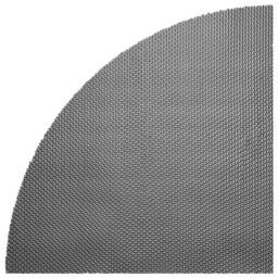 Nicoman Reversible Grey and Brown Quadrant Corner Shower Mat 53cm - Size: 0.4 x 53 x 53cm - Wilko