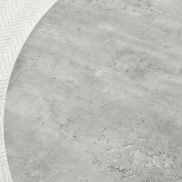 Furniturebox Arona 6 Seater Round Dining Table Concrete and Black - Size: 4 Seater - Grey - Wilko - thumbnail 3