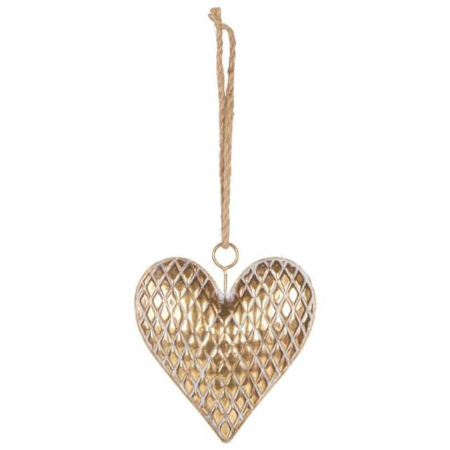 Gold Hanging Heart - Wilko - image 1