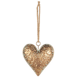 Gold Hanging Heart - Wilko - thumbnail 3