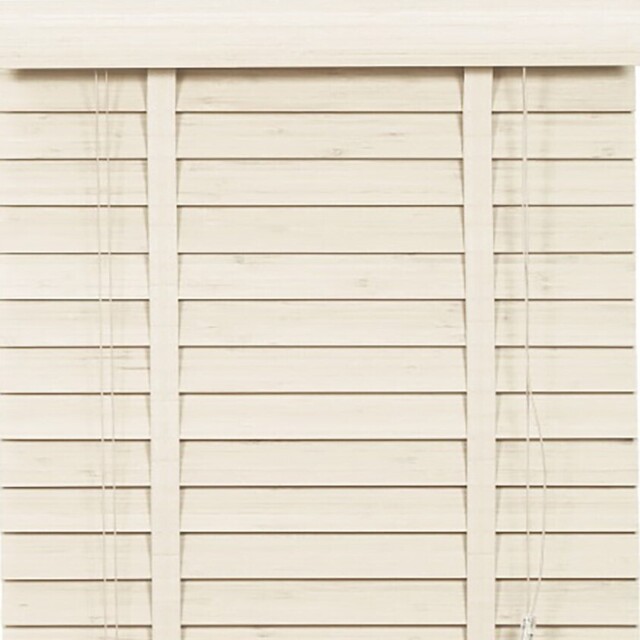 Bamboo Venetian Blind - Beige/120cm - Wilko