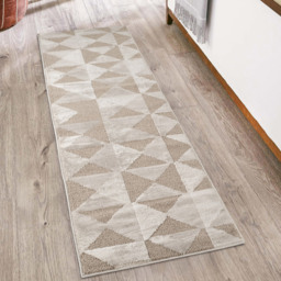 Desire Rugs Hamilton Mocha Geometric Triangle Mosaic Rug 120 x 170cm - Size: 170 x 120 x 1.3cm - Brown - Wilko - thumbnail 7