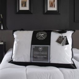 The Lyndon Company Natural Duck Feather and Down Pillow - Size: Single - White - Wilko - thumbnail 3