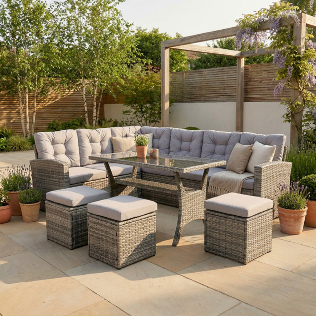 New Jersey Sofa Set - Grey - Malay - Wilko - image 1