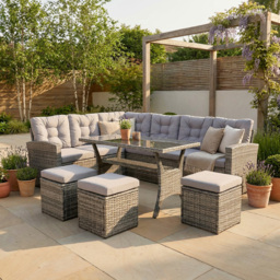 New Jersey Sofa Set - Grey - Malay - Wilko