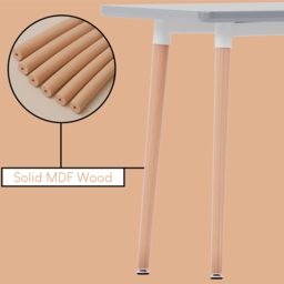 VIDA DESIGNS Batley 4 Seater Grey Dining Table - Wilko - thumbnail 7