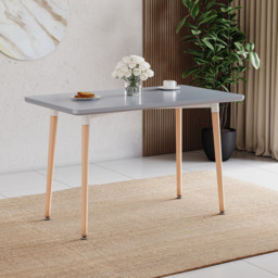 VIDA DESIGNS Batley 4 Seater Grey Dining Table - Wilko - thumbnail 5