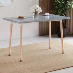 VIDA DESIGNS Batley 4 Seater Grey Dining Table - Wilko