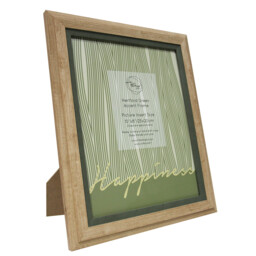 Hertford Green Accent Frame - Natural/10x8in - Size: 10 x 8 Inch - The Port. Co Gallery - Wilko - thumbnail 3