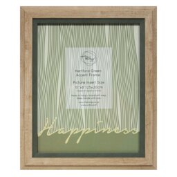 Hertford Green Accent Frame - Natural/10x8in - Size: 10 x 8 Inch - The Port. Co Gallery - Wilko - thumbnail 1