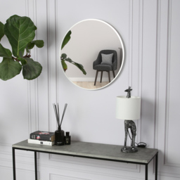 Pandora Silver Round Wall Mirror 80 x 80cm - Home Garden Direct - Wilko - thumbnail 3
