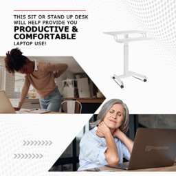 ProperAV 2 Tier Gaming Desk White - Size: 80 x 60 x 15cm - Wilko - thumbnail 6