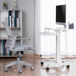 ProperAV 2 Tier Gaming Desk White - Size: 80 x 60 x 15cm - Wilko - thumbnail 5