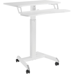 ProperAV 2 Tier Gaming Desk White - Size: 80 x 60 x 15cm - Wilko - thumbnail 3