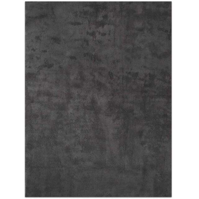 tectake Zonelle Anthracite Short Pile Ultra Soft Rug 200 x 140cm - Size: 1.5 x 230 x 160cm - Yellow - Wilko - image 1