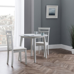 Julian Bowen Coast 2 Seater Grey Dropleaf Table Set - Wilko - thumbnail 6