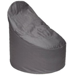 Kaikoo Grey Brushed Faux Suede Bean Bag Chair - Wilko - thumbnail 3