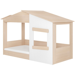 Flair Dreamland Oak House Bed - Size: Single - Brown - Wilko - thumbnail 3