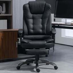 Heated Massage Chair - Black - Wilko - thumbnail 1