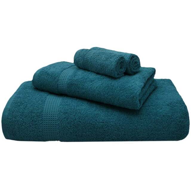 Mayfair Egyptian Cotton Indigo Hand Towel Set of 2 - Blue - Wilko - image 1