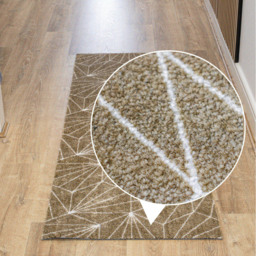 JVL Mega Brown Geo Latex Backed Door Runner 57 x 150cm - Size: 150 x 57 x 1cm - Wilko - thumbnail 7