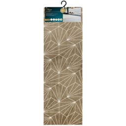 JVL Mega Brown Geo Latex Backed Door Runner 57 x 150cm - Size: 150 x 57 x 1cm - Wilko - thumbnail 4