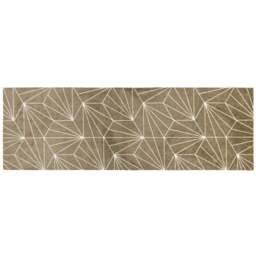 JVL Mega Brown Geo Latex Backed Door Runner 57 x 150cm - Size: 150 x 57 x 1cm - Wilko - thumbnail 1