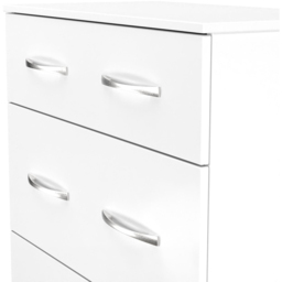 Crowndale Avon 3 Drawer Matt White Deep Chest of Drawers Ready Assembled - White Matt - Wilko - thumbnail 6
