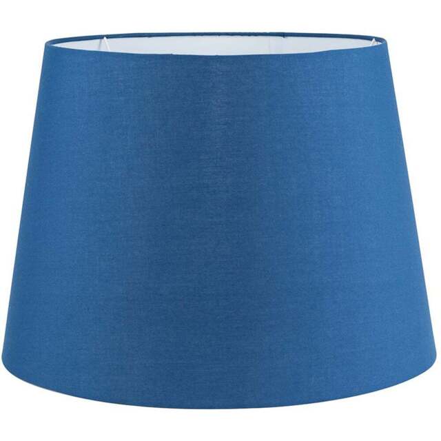 ValueLights Aspen Navy Blue XL Tapered Lamp Shade - Size: 45 x 34 x 45cm - Wilko
