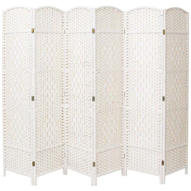 Living and Home PVC Accordion Folding Door 170 x 240cm - Brown - Wilko - image 1