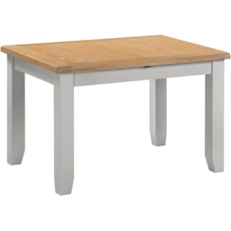 Seconique Windsor 8 Seater 120-150cm Extending Dining Table Pebble Grey and Oak - Pebble Grey/Oak - Wilko - thumbnail 4