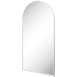 MirrorOutlet The Arcus White Arched Outdoor Garden Wall Mirror 180 x 90cm - Size: 180 x 90 x 3cm - Wilko - thumbnail 4