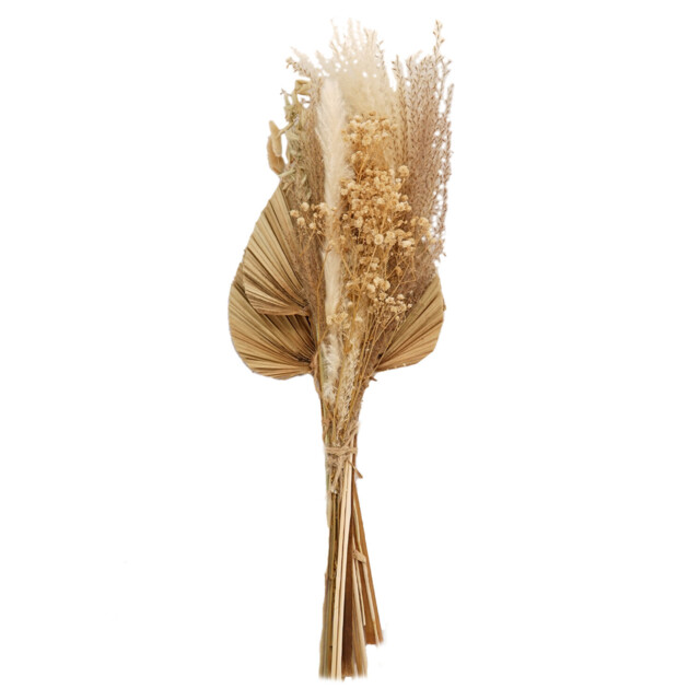 Large Dried Floral Centrepiece Bouquet - Natural - Wilko - image 1