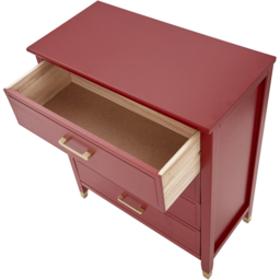 Palazzi 4 Drawer Red Chest of Drawers - Wilko - thumbnail 6